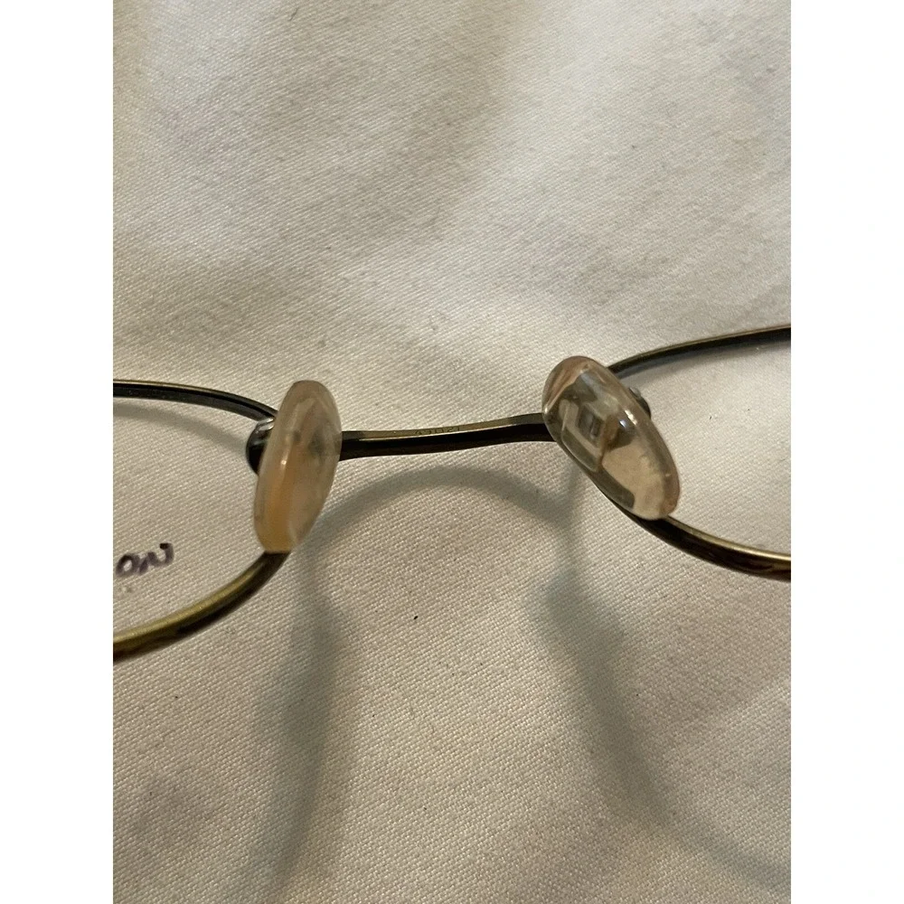 *Rare* Toscani Italy T2004 Gold 49-21-145  Ant Gold Full Rim Eyeglasses Frame
